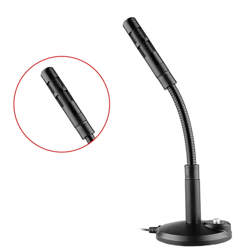 

USB Microphone Plug and Play Home Studio Omnidirectional Microphone Suitable for Desktop/Laptop/Computer/Notebook