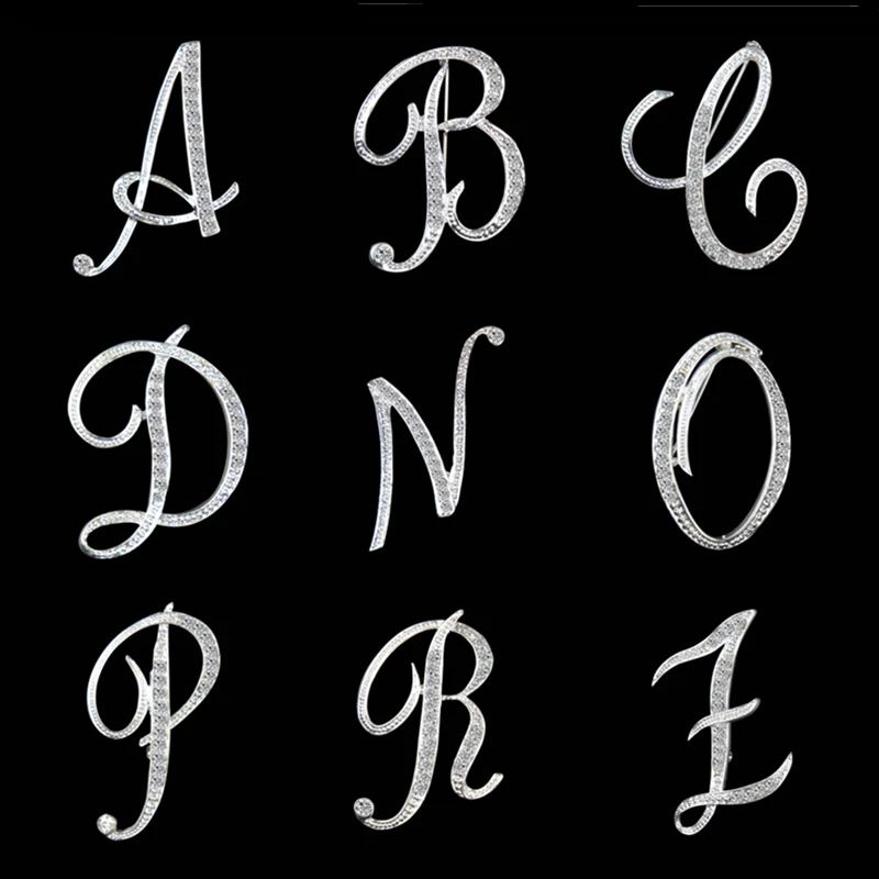 1 шт. брошь серебряного цвета с надписью на английском языке | Украшения и