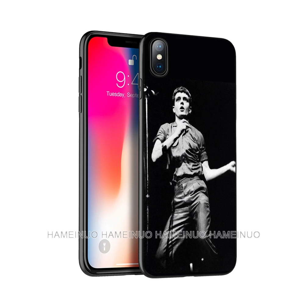 Черный ТПУ чехол для iphone 5 5S SE 6 6s 7 8 plus x 10 силиконовый XR XS 11 pro MAX case joy division |