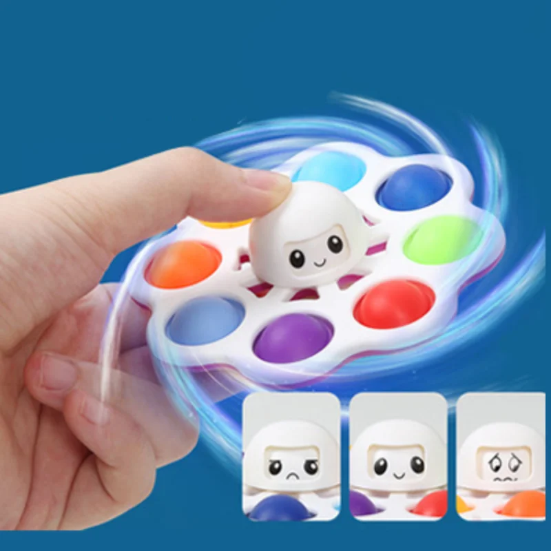 

Face Changing Octopus Relieve Stress Fidget Toys Push Bubble Decompression For Autism Adults Kids Antistress Pop Creative Toy