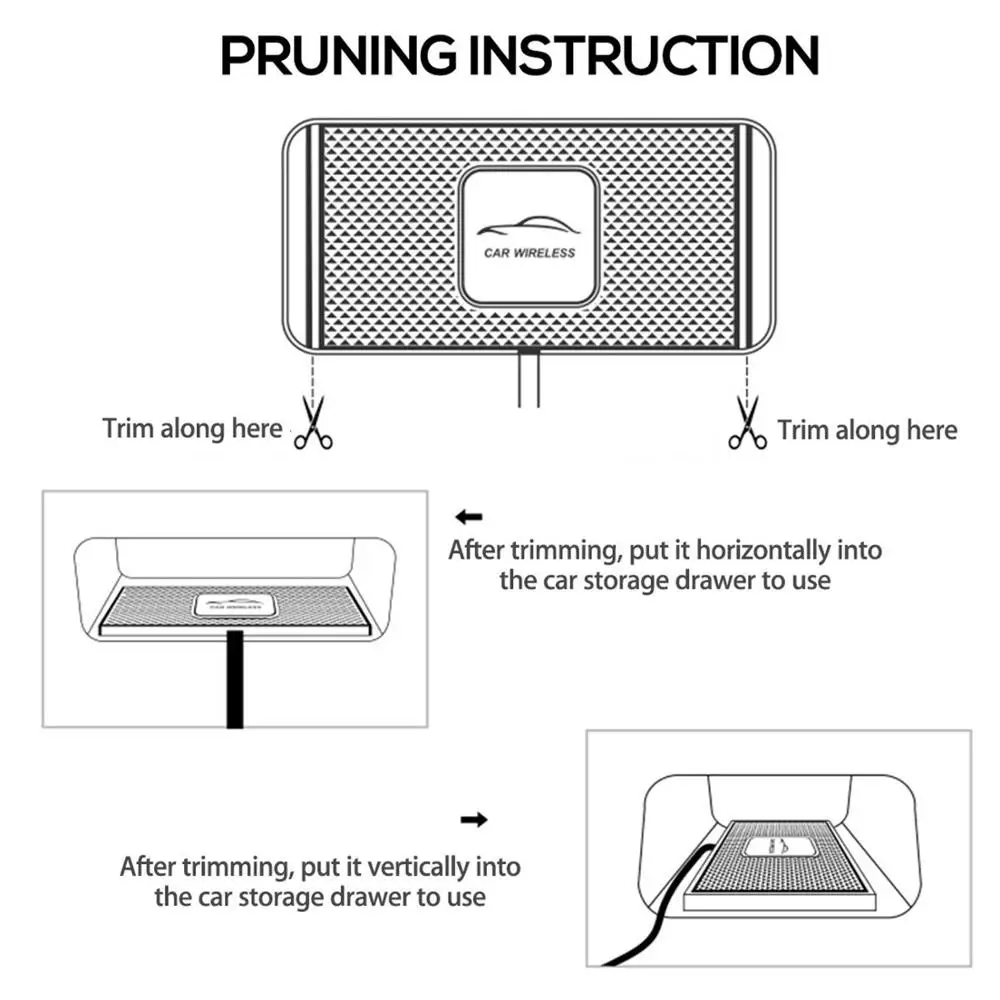 Беспроводное зарядное устройство Wireles 10 Вт для автомобиля | Мобильные телефоны и