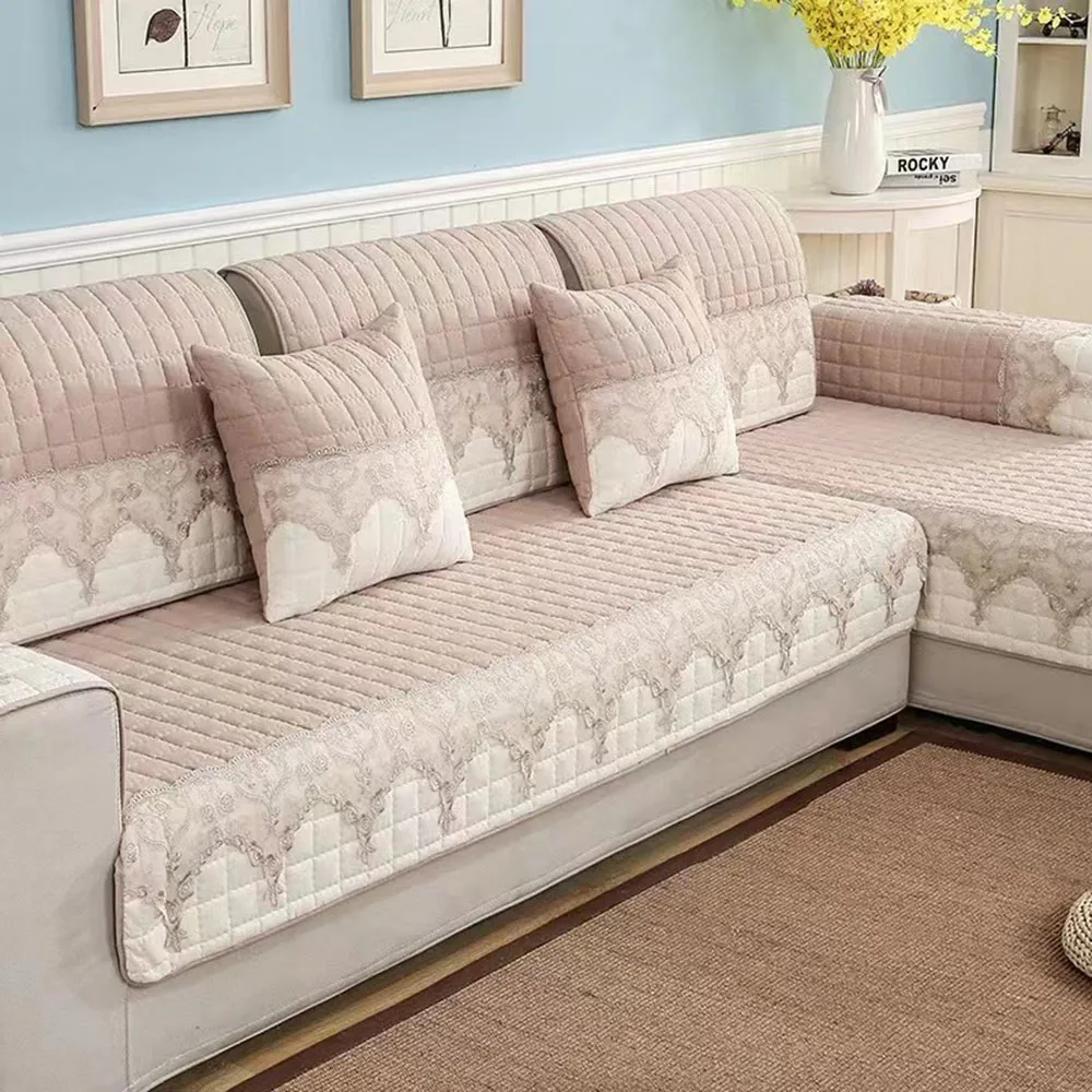 Набор чехлов для дивана в гостиную благородное Хлопковое одеяло модное мягкое и