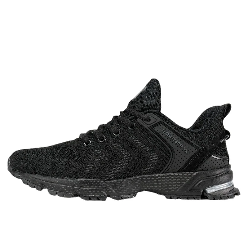 

Shock Absorption Sneaker Breathable Knit Training Sport Shoes Men's Running ShoeCasual Walking Comfort Shoes For Trail Running
