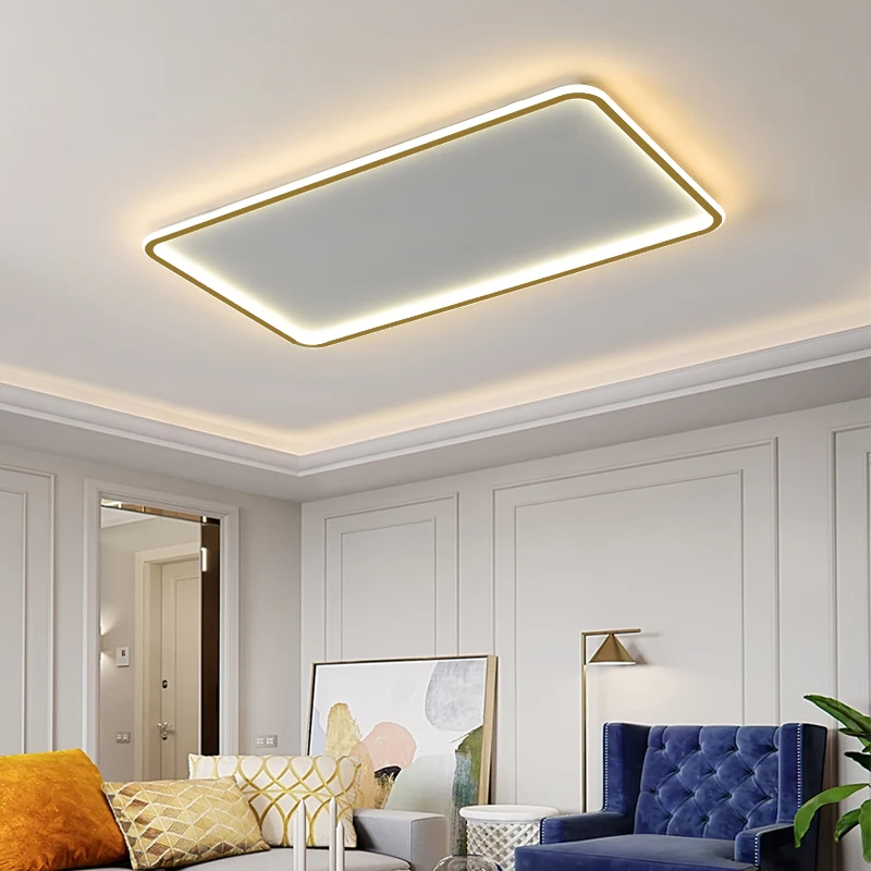 Потолочные светодиодные светильники для комнаты Современная ультратонкая лампа