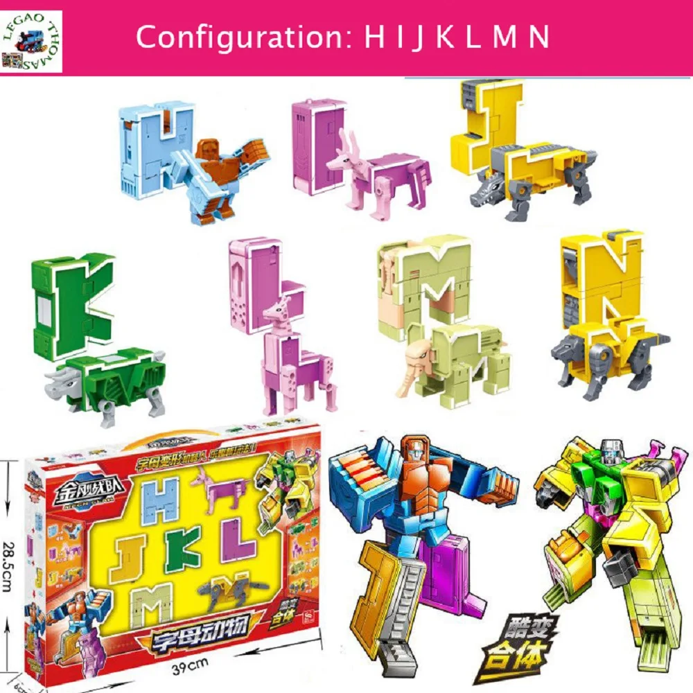 LEGAO THOMAS Цифровой Трансформируемый Игрушечный Автомобиль Fit Robot Boy детская