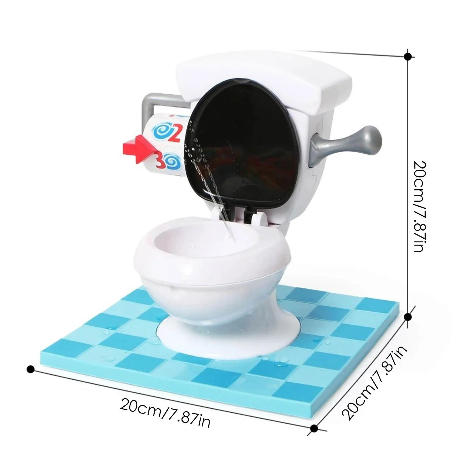 

Mini Simulation Home Toilet Spray Water Game Tricky Toilet Flush Down Game With Real Toilet Flushing Sound Gift For Kids Friends