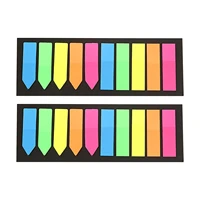 400sheets memo pad self adhesive note taking sticky marker index tabs school supplies office point it writing colored bookmark