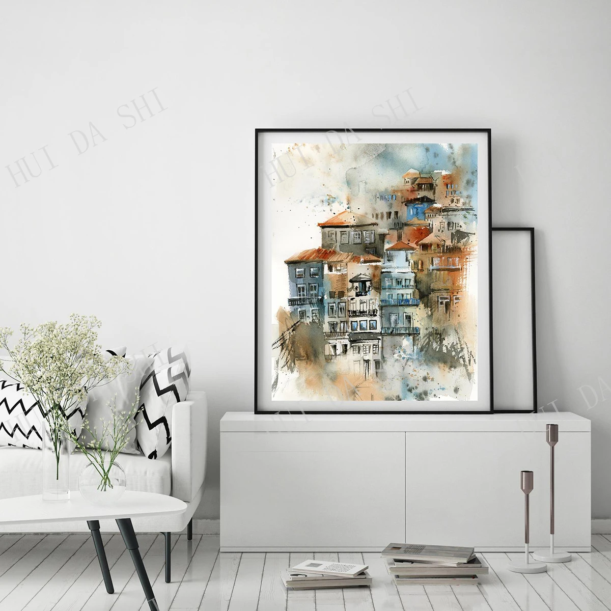 Художественная печать на холсте Порто места для путешествий Португалия
