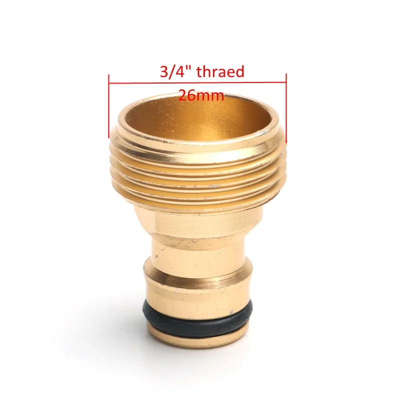 Переходник для водопроводного крана алюминиевый быстроразъемный соединитель 3/4