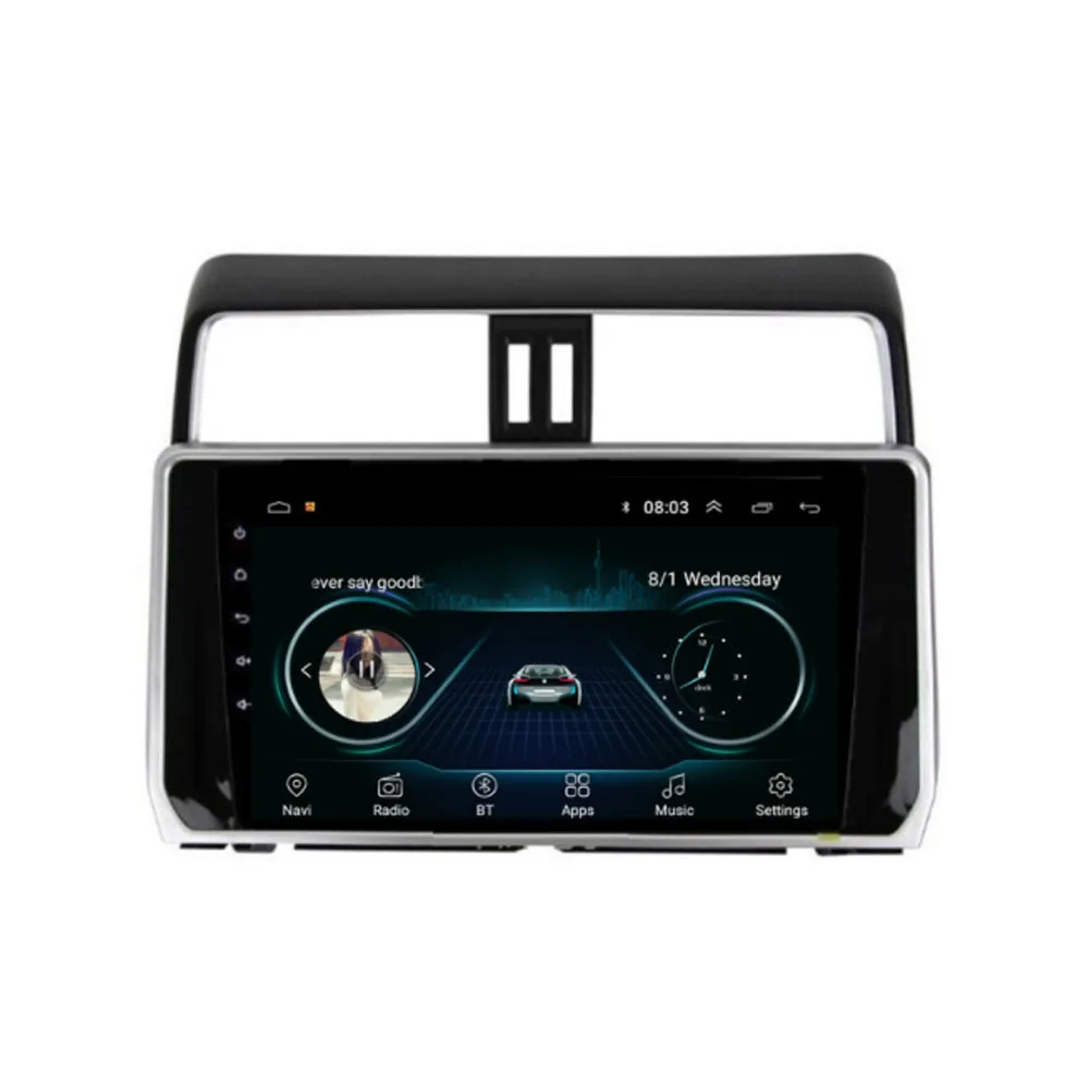 4G LTE Android 8,1 подходит для TOYOTA PRADO-Мультимедиа стерео автомобильный dvd-плеер навигация gps радио