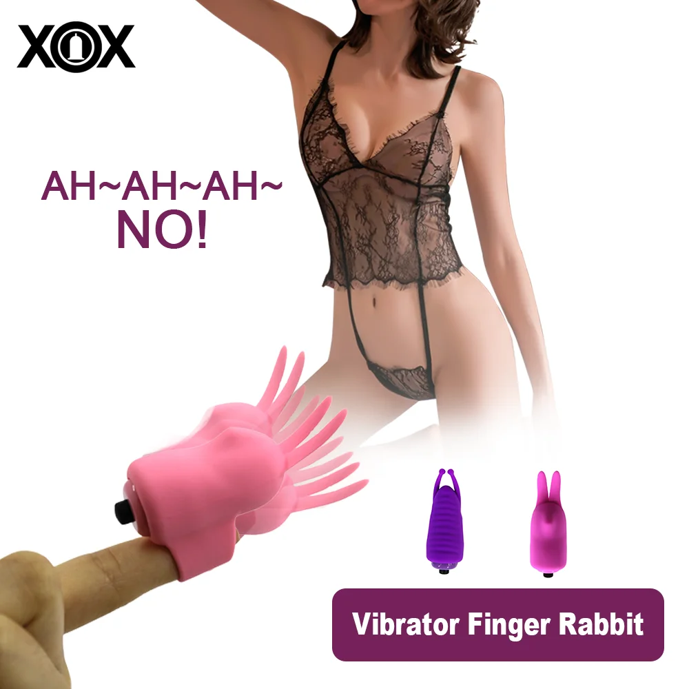 Вибратор-кролик на палец вагинальные наборы Стимуляция клитора - Цена: 0