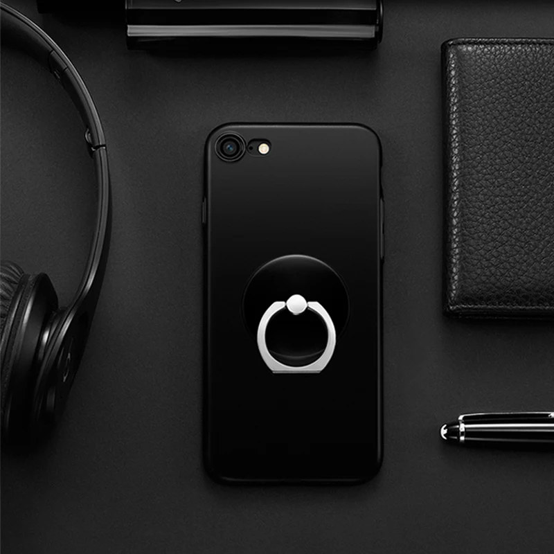 Кольцо на палец держатель для мобильного телефона iPhone 8 7 6 6S Plus|Подставки и