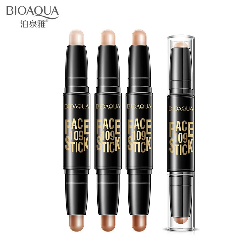 Бренд BIOAQUA макияж консилер ручка мульти эффект двойная головка 3D бронзер