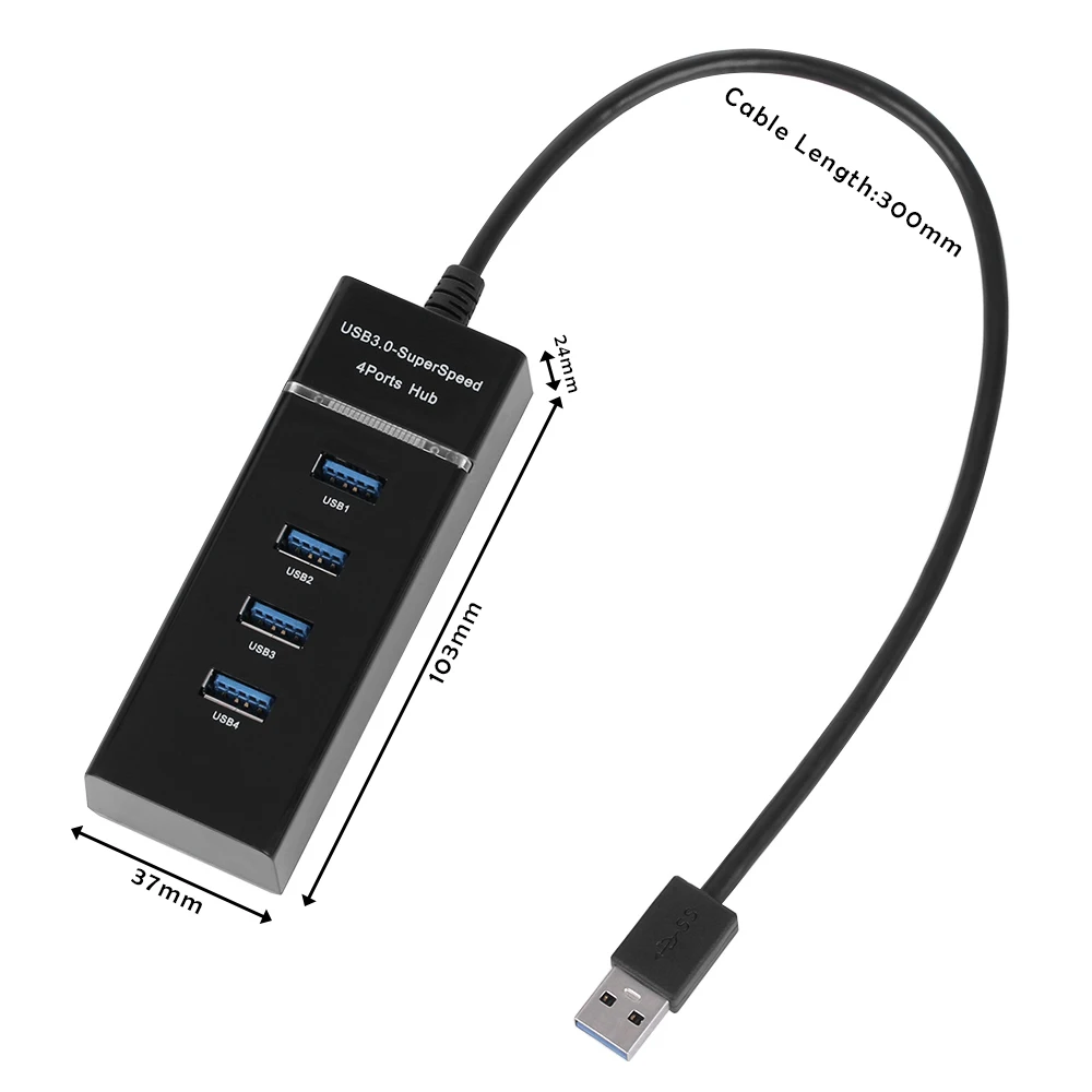 Универсальный высокое Скорость USB 3 0 концентратор Plug And Play station 4 Порты сплиттер