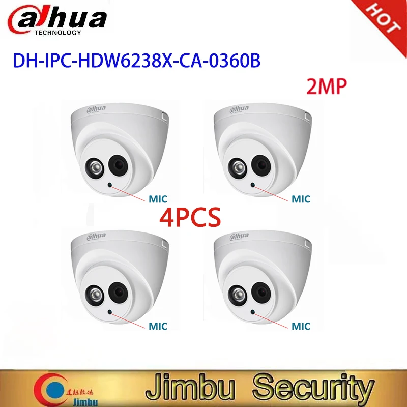 

Оригинальная IP-камера DAHUA Φ/3,6 мм 2MP IP67 с системой видеонаблюдения DC12