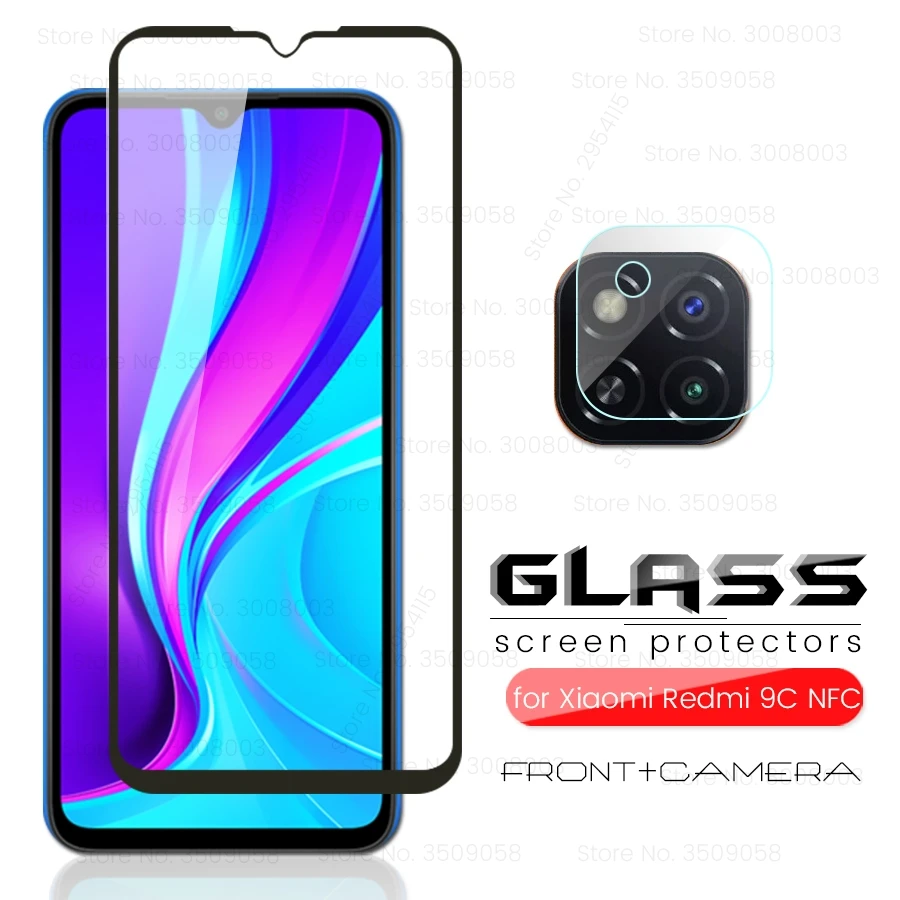 Защитное стекло для экрана закаленное на redmy redme readmi 9 c камеры xiaomi redmi 9c nfc redmi9c