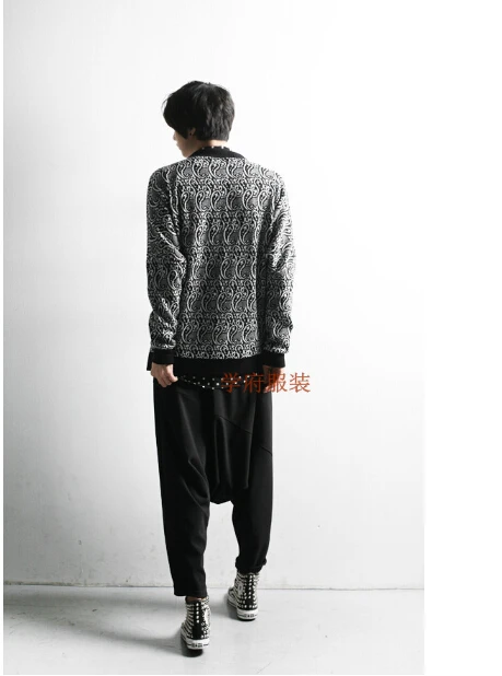 

Shipping Tide Free Men's New Spring And Summer Are Low Hanging Crotch Pants Flying Haren / 26-45