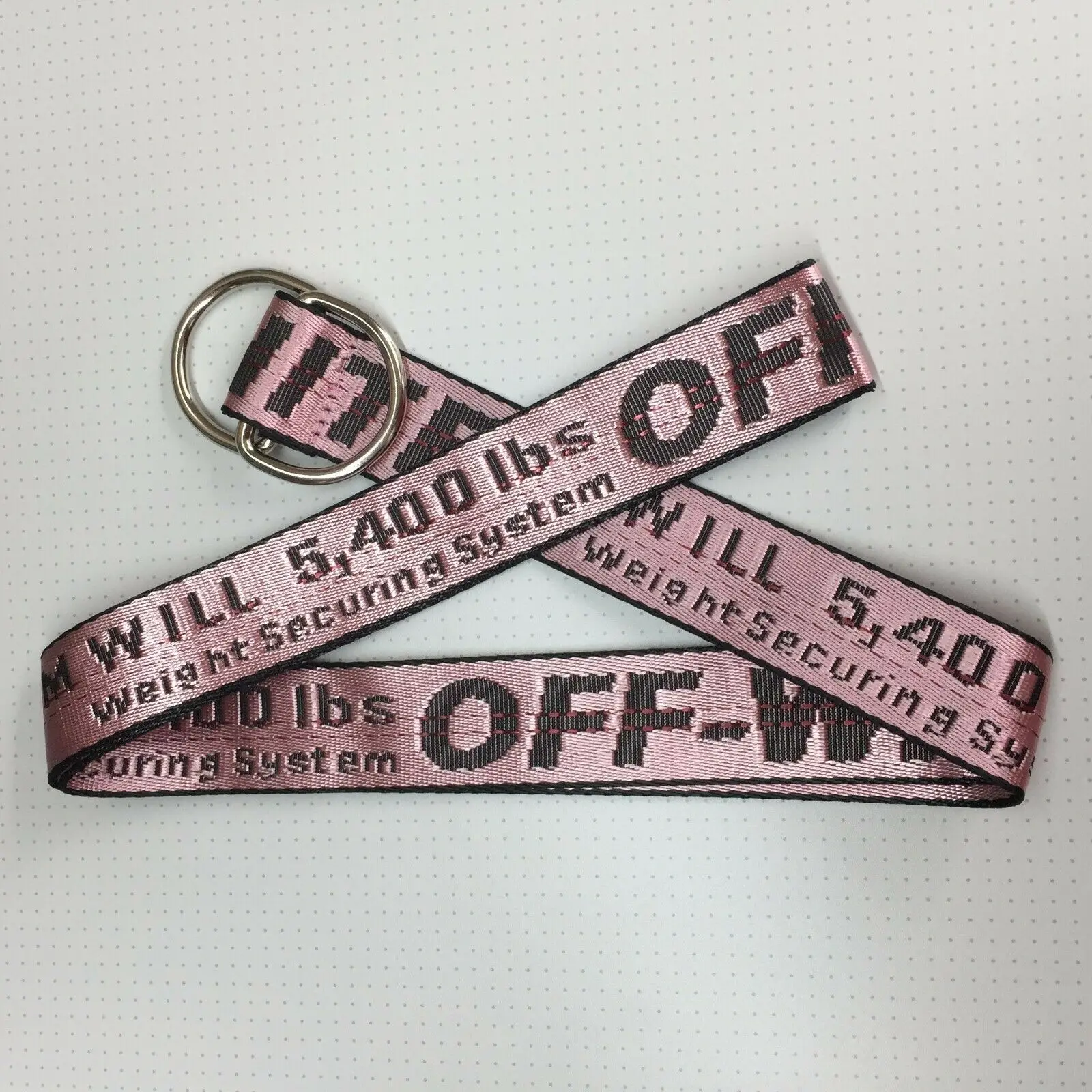 Off-White-Yellow-Belt-Gosha-Rubchinskiy-Length-Size-S-2XL-for-100cm-200cm эскиз 1 бело-желтый-пояс-Гоша-Рубчинский - Цвет: Розовый
