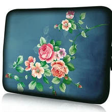 Rose Computer 14 13 10 15 17 17.3 Laptop Sleeve Bag For Acer HP Envy Lenovo Samsung 13.3 11.6 12 12.1 Notebook Case Cover