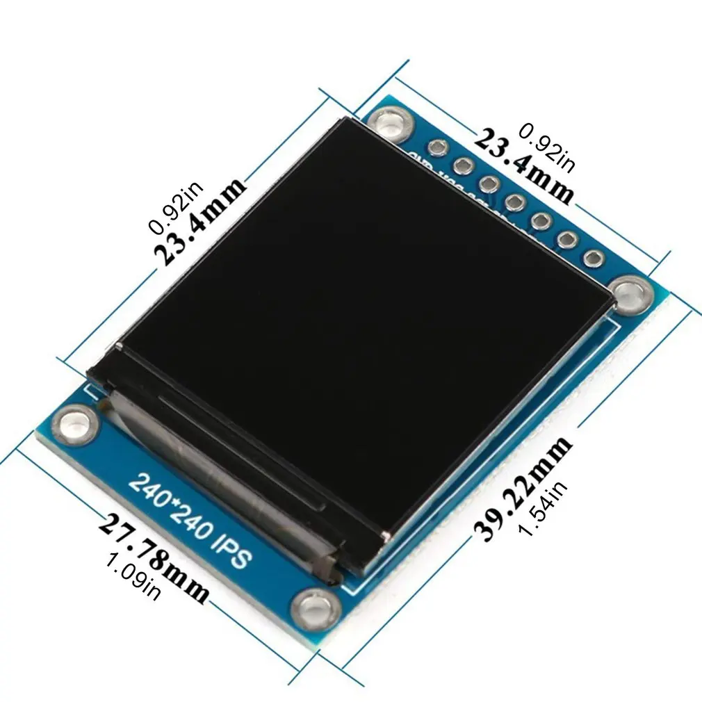 

High Definition 1.3 Inches Lcd Tft Display Ips Lcd Full Color Screen Communication Voltage St7789 Drive