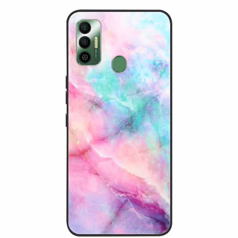 for tecno spark 7 case marble soft silicone back case for tecno spark 7 spark7 fundas case phone cover spark 7 6 5 kf6j coque free global shipping