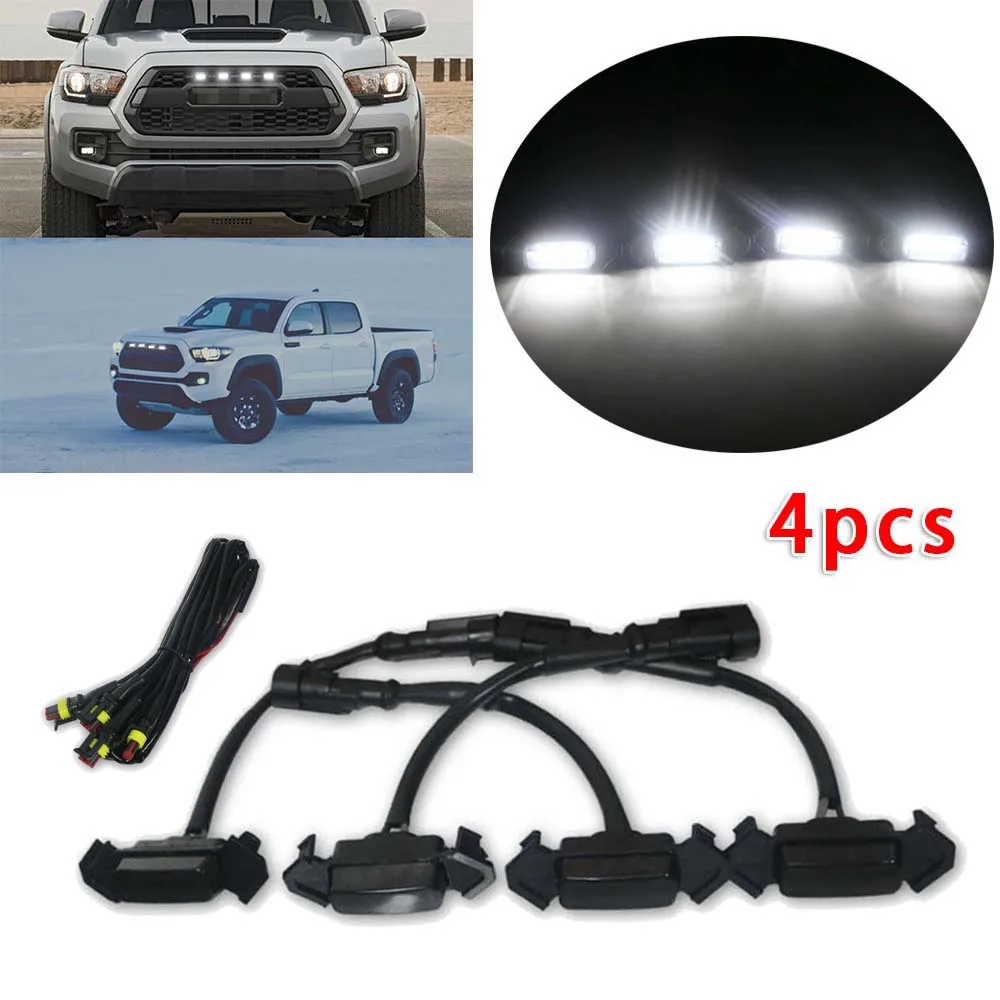 Передняя светодиодная решетка супер яркая для Toyota Tacoma TRD Pro гриль Замена Авто