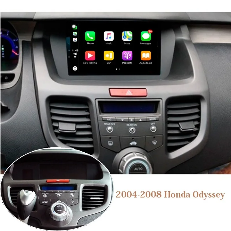 Android 9,0 4+ 64G радио плеер Автомобильный gps Navigaton стерео Мультимедиа для 2004-2008 Honda Odyssey