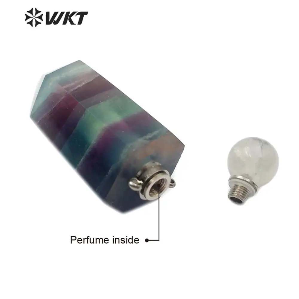 Женский кулон из натурального камня золотистый с двойным круглым крючком Модный