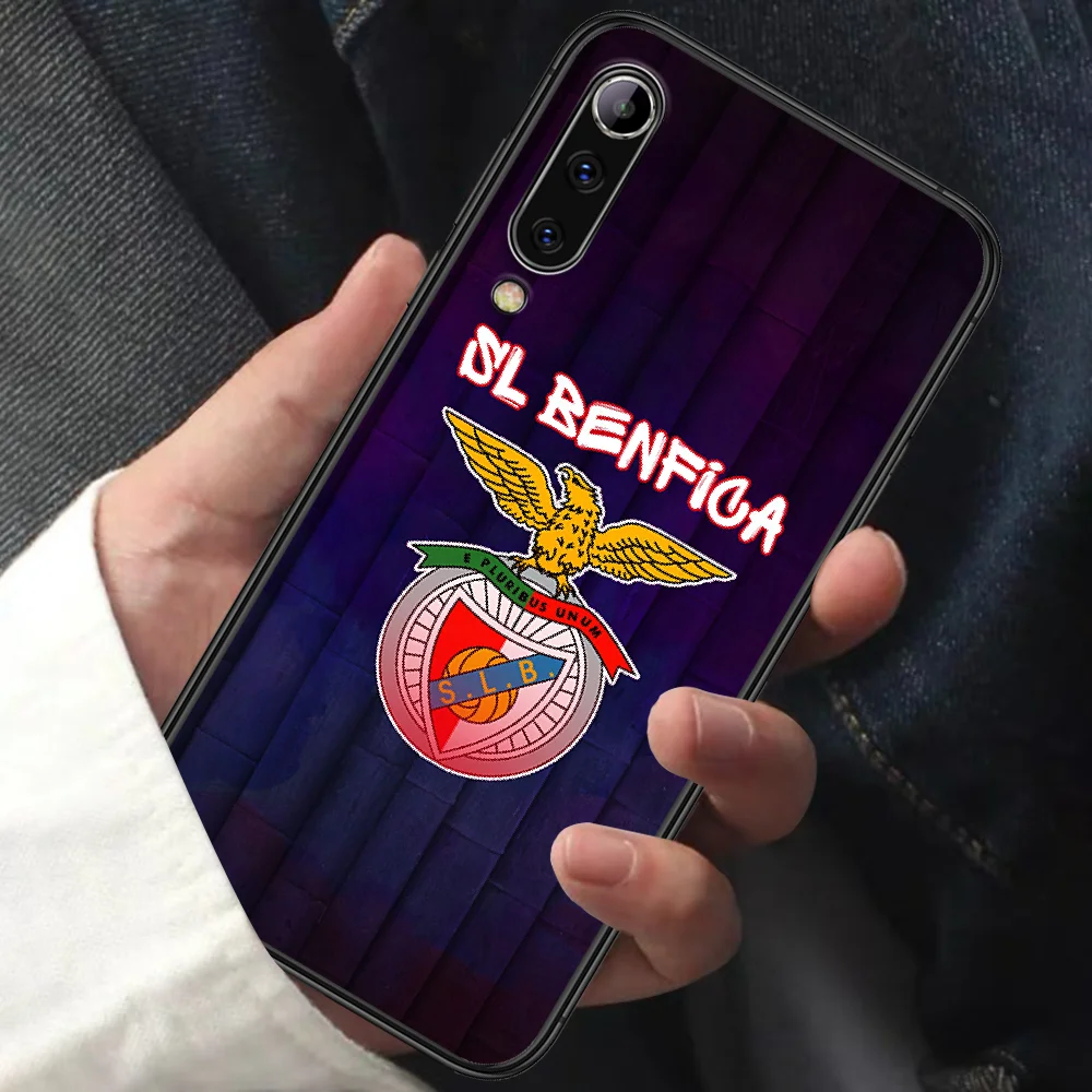 

Portugal Benfica Phone Case For XIAOMI MI Note 8 9 T 10 Pro Lite SE A2 A3 POCO X M MAX 2 3 black Cover Soft Shell Luxury Bumper