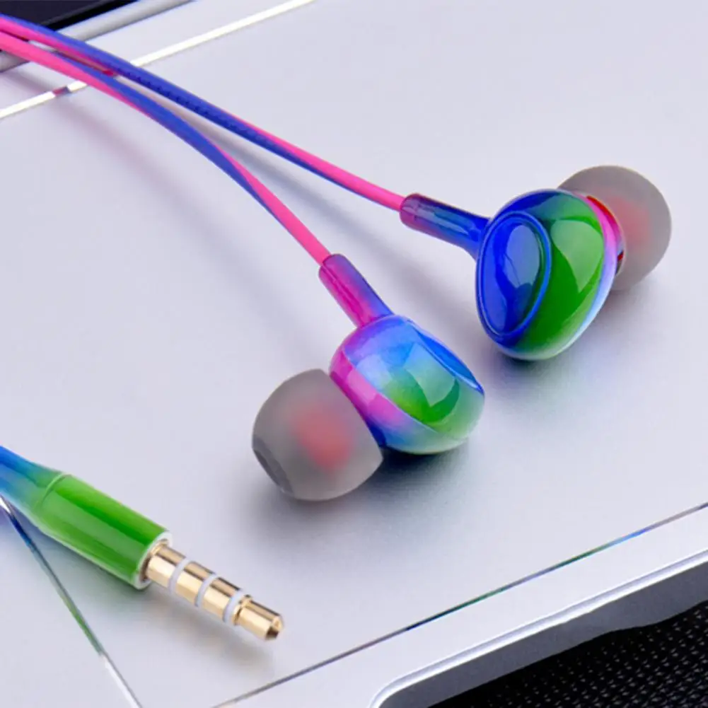 

J05 Wired Earphone In-ear Universal Gradient Heavy Bass Headphone Sports Music Call In-ear