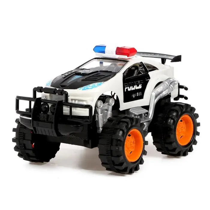Машина радиоуправляемая Дорожный патруль работает от батареек МИКС | Игрушки и