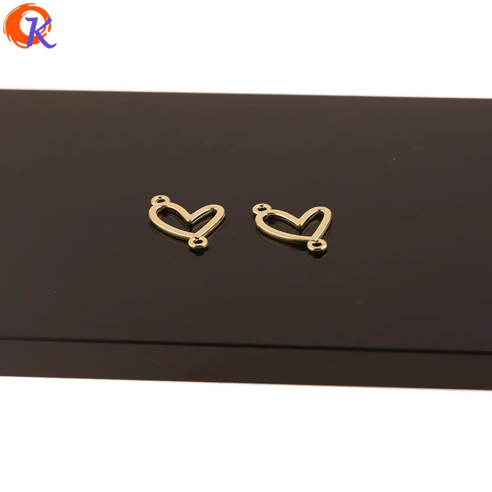 

Cordial Design 200Pcs 13*17MM Jewelry Accessories/Earring Findings/Hand Made/Heart Shape/DIY Earrings Connectors/Jewelry Making