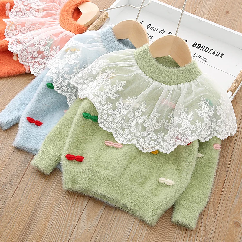 fashion baby girls sweaters cardigans toddler sweater 2019 christmas winter autumn girl clothing long sleeve warm top |