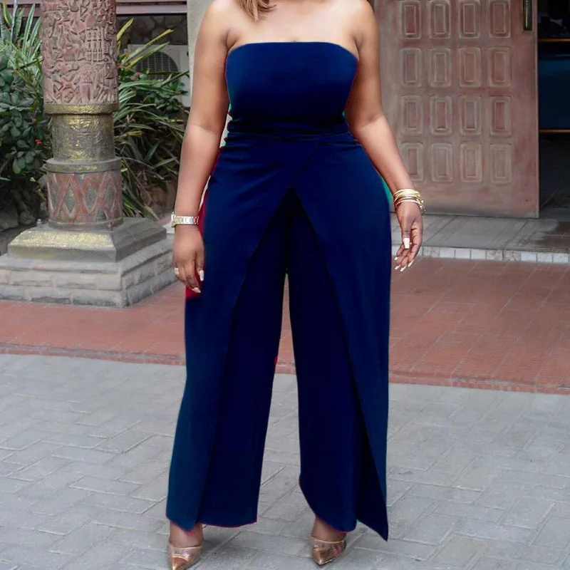 Комбинезон с открытыми плечами африканские платья для женщин комбинезон Клубная