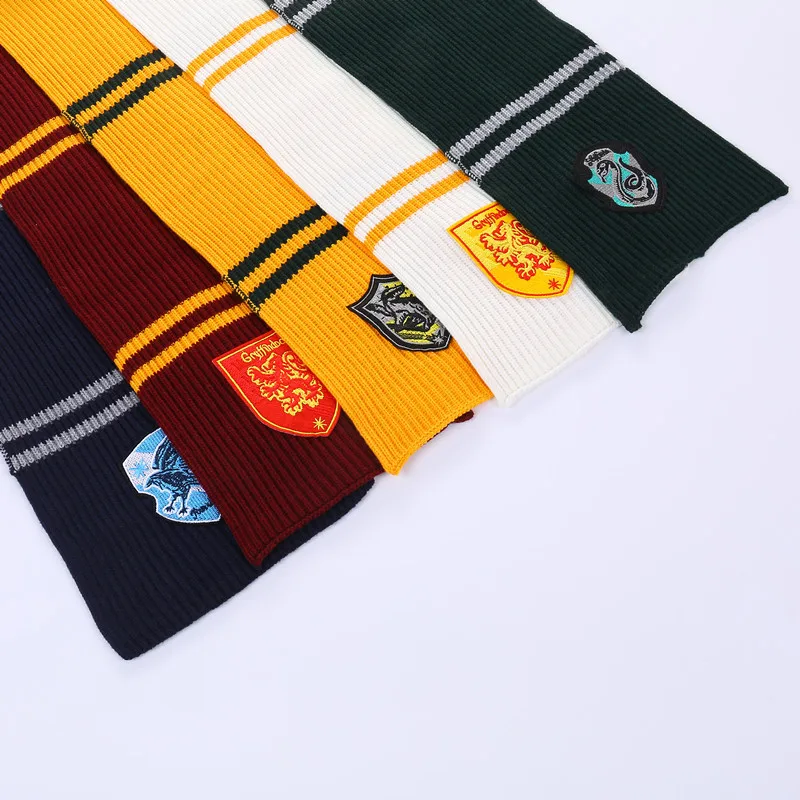 Гарри Волшебная Школа Гриффиндор Ravenclaw Слизерин Hufflepuff 8 Стиль Косплей шарфы для