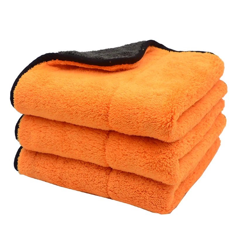3 шт. плюшевые полотенца из микрофибры 45 х38 см 800 г/м2|detailing towel|car cleaning clothmicrofiber car |