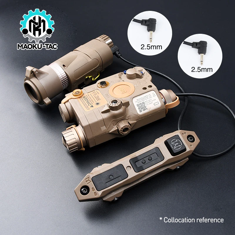 Airsoft Новый Усиленный дистанционный двойной переключатель давления для DBAL A2 PEQ-15