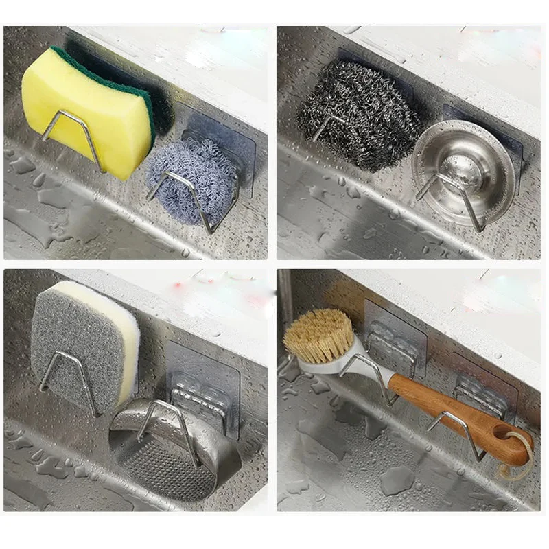 

5 шт., держатель для губки из нержавеющей стали