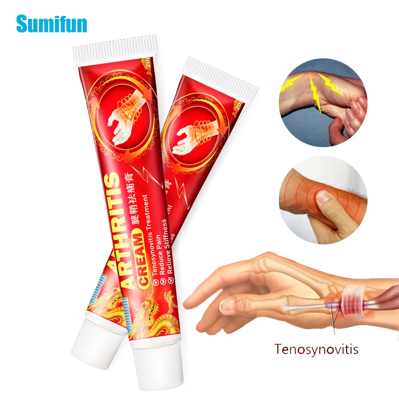 1/2 шт. тенозиновит крем при артрите мазь для рук запястья большой палец пальцев
