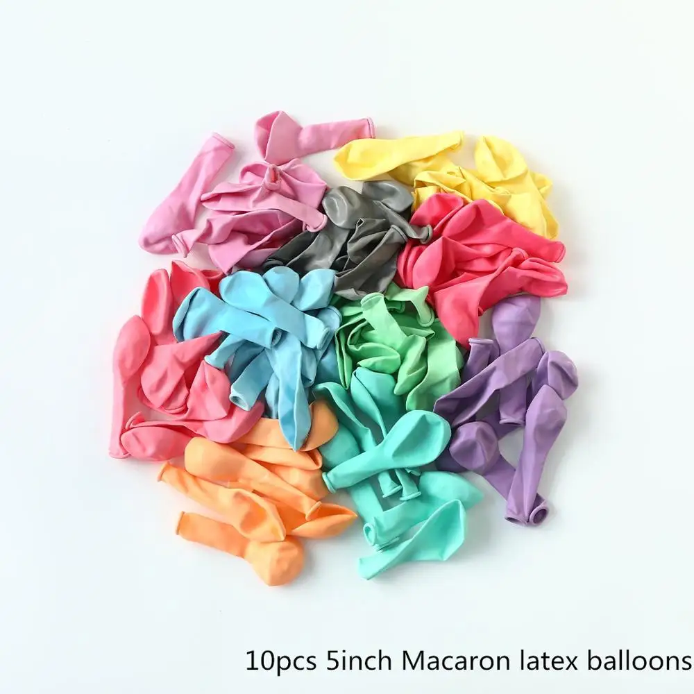 10pcs 5inch 10 шт. 12 дюймов микс розовое золото конфетти латексные шары для свадьбы День рождения ребенка Душ пол Показать украшения баллоны с гелием - Цвет: 10pcs 5inch