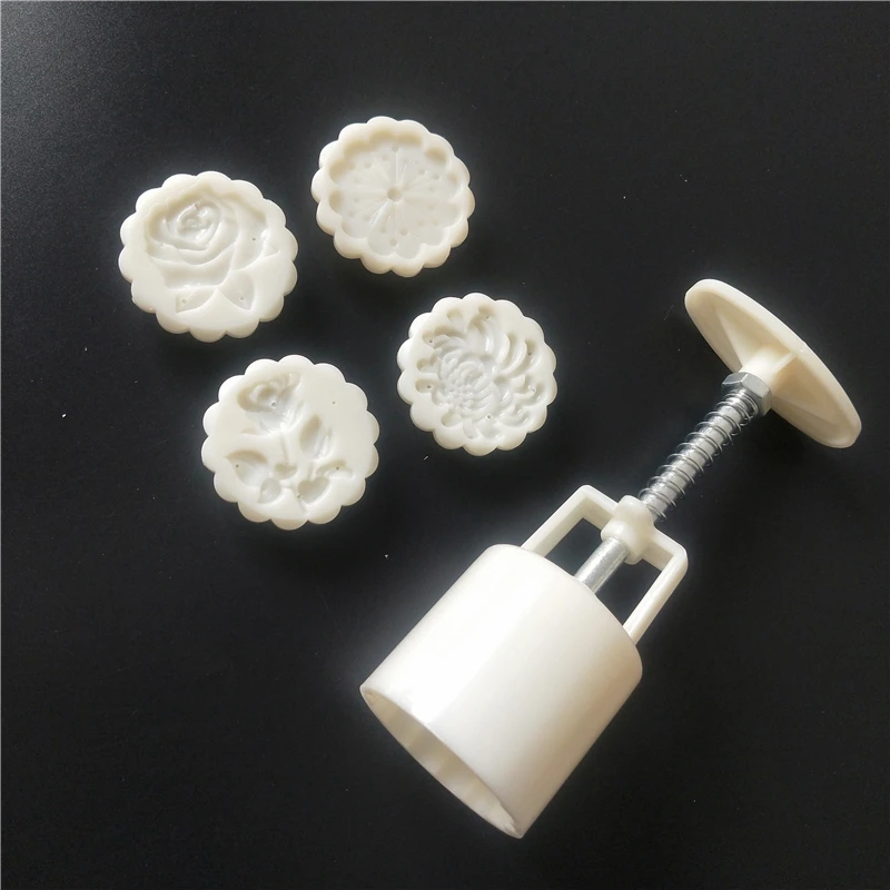 3D розы лунный пряник пресс формы &quotсделай сам&quot Луна Кухня для выпечки