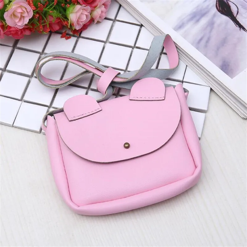 

Children's Creative Wild Shoulder Bag Cartoon Princess Portable Crossbody Bags Cute Solid Color Small Shoulder Bag