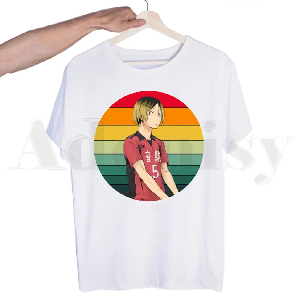 Kozume Kenma Haikyuu!! Nekoma High School Kuroo Tshirts Men Fashion Summer T-shirts Tshirt Top Tees Streetwear Harajuku Funny - купить по