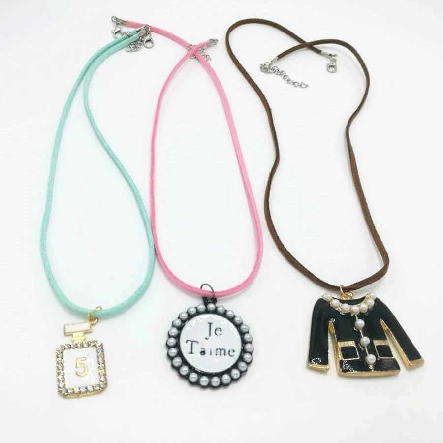 Замшевый шнур 27 мм 30 шт./лот разноцветный корейский бархатный ожерелье веревка: 45