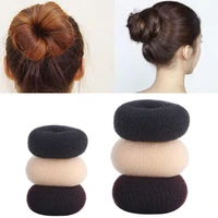 1pc new elegant fashion women shaper donut bun maker hair ring hair rollers beauty styling hair tools accessories wholesale