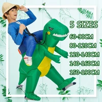 green dinosaur costume kids purim party cosplay ride inflatable costumes halloween carnival party adult animal birthday