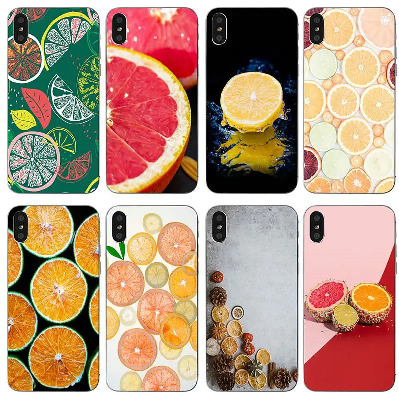 Лимон живопись лимон срез Мягкий ТПУ силиконовый чехол для мобильного телефона