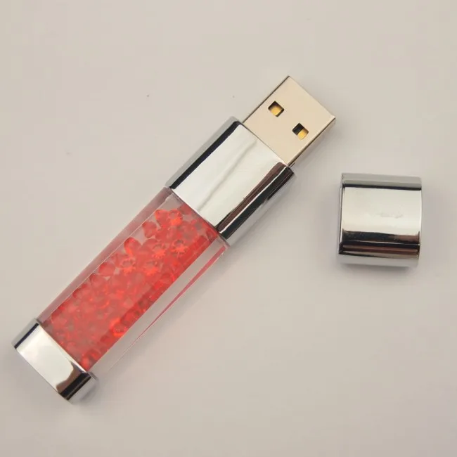 С украшением в виде кристаллов алмаза Usb флэш-накопитель 2 0 флеш-накопитель 4 Гб