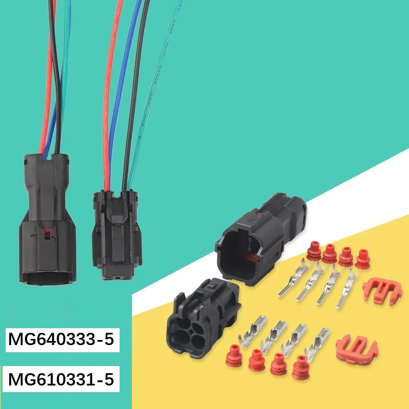 

MG640333-5 MG610331-5Freeshipping 200sets DJ7041Y-2-11/21 4Pin AMP Car Electrical Wire Connectors for VW,BMW,Audi,Toyota,NISSAN