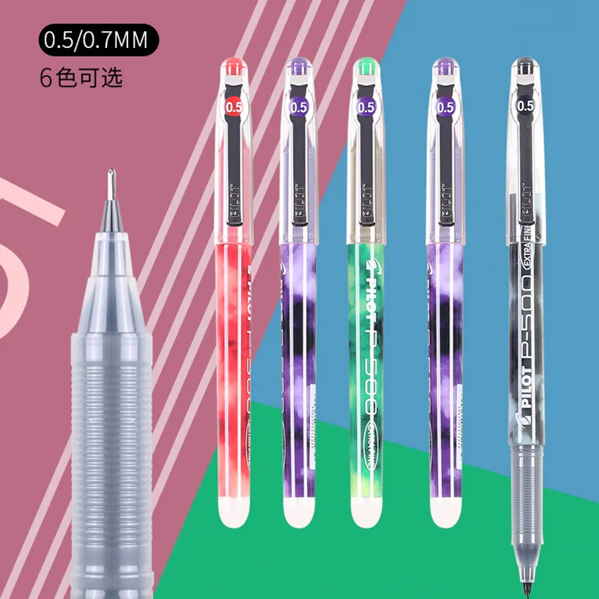 

Japanese Pilot P500 gel pen lju-10ef black juice pen students press gel pen